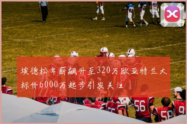 埃德松年薪飙升至320万欧亚特兰大标价6000万起步引发关注
